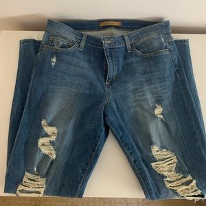Joe’s Ripped Jeans with Skinny Ankle- Size 31
